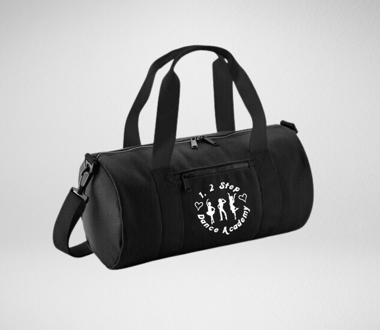 1, 2 Step Dance Academy Barrel Bag