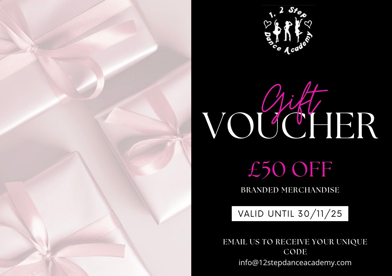 Gift Voucher - £50 off branded merchandise