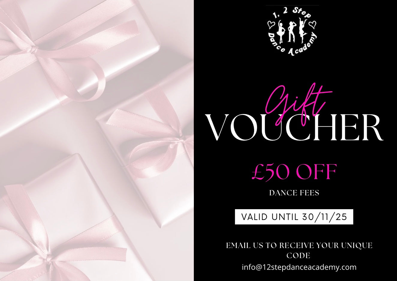 Gift Voucher - £50 off Dance Fees