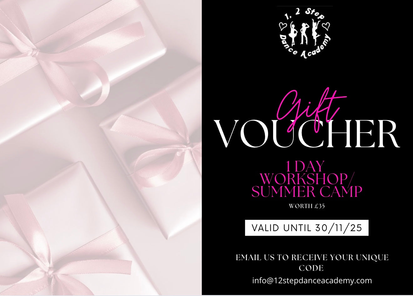 Gift Voucher - 1 day workshop/summer camp