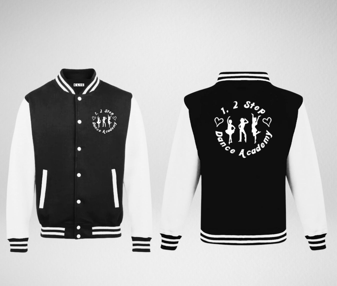 1, 2 Step Dance Academy Varsity Jacket