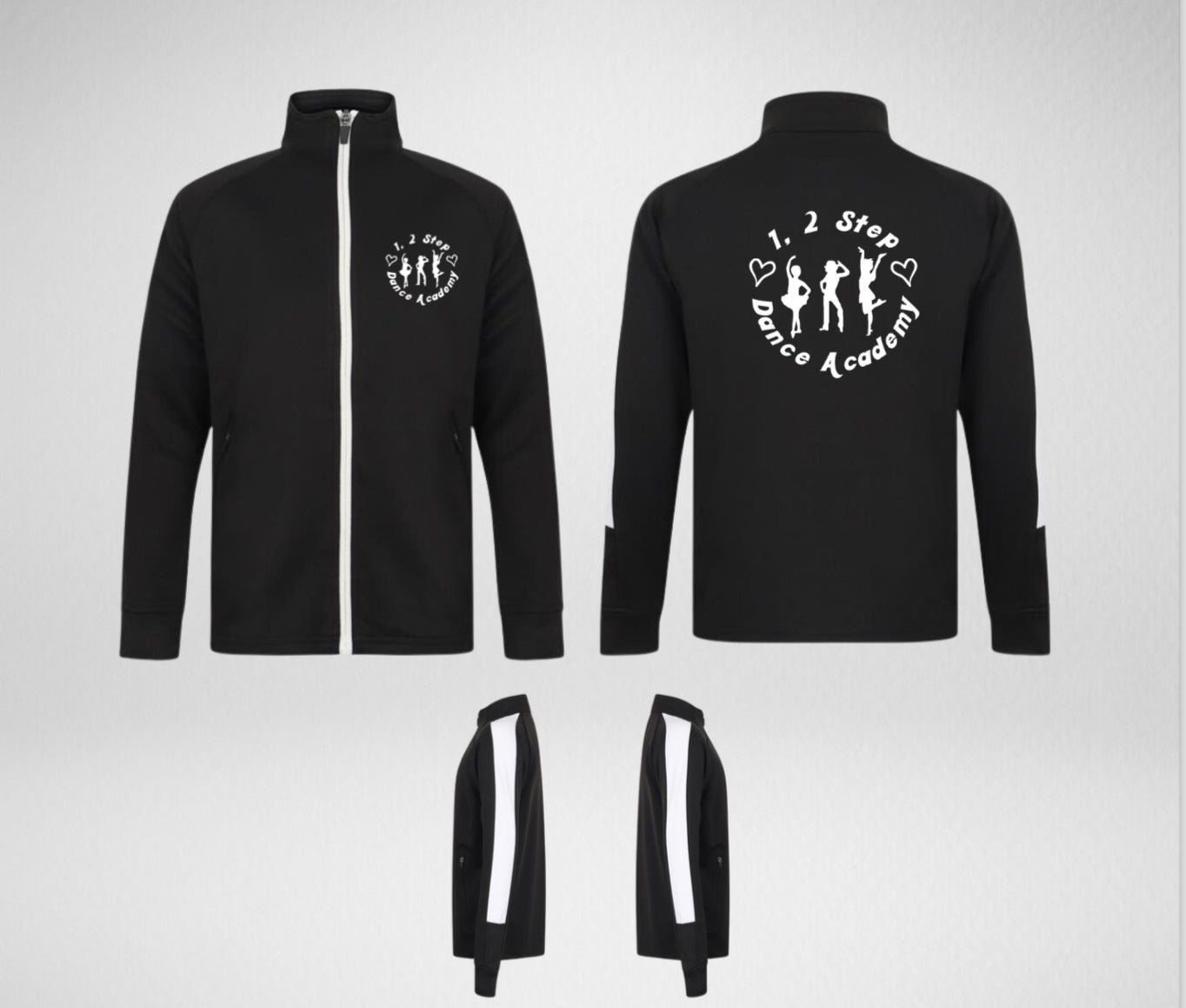 1, 2 Step Dance Academy Zipped Team Wear Jacket